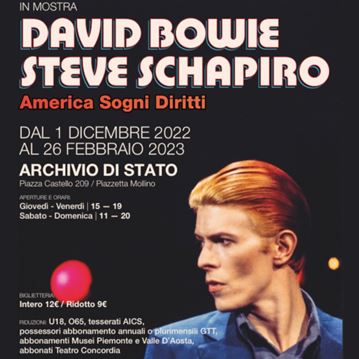 Biglietto Open David Bowie | Steve Schapiro