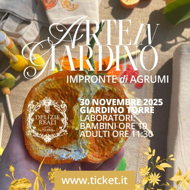 Arte in giardino: Impronte di agrumi | Laboratorio adulti
