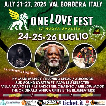 One Love Fest - Abbonamenti