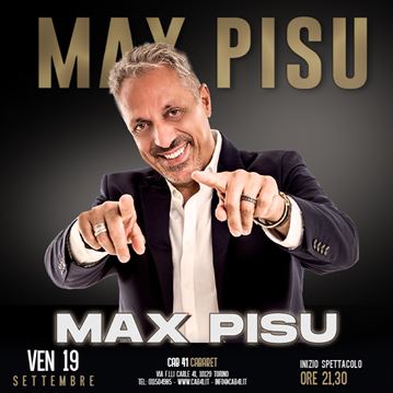 Max Pisu: Recital