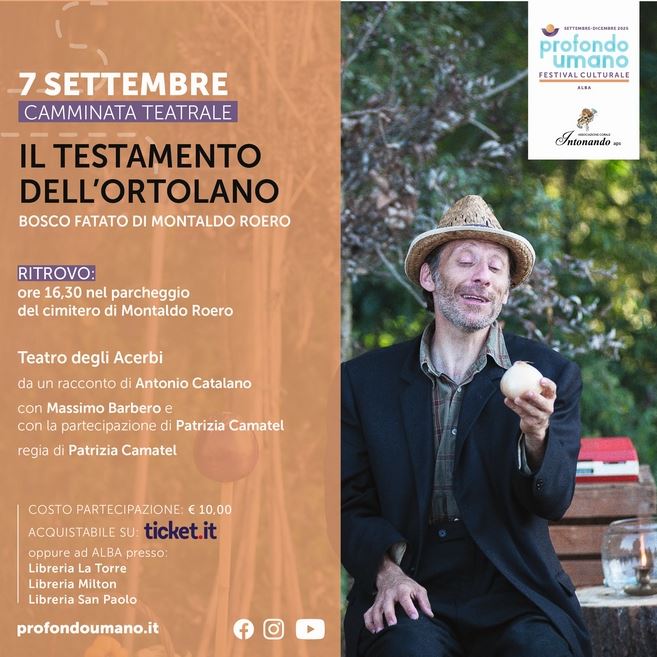 Il testamento dell'ortolano - Camminata teatrale