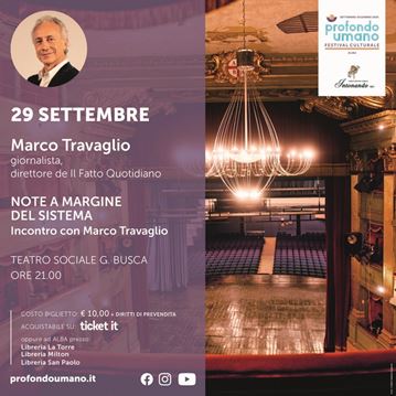 Note a margine del sistema. Incontro con Marco Travaglio