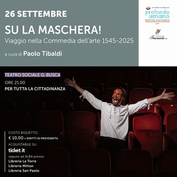 Su la maschera!
