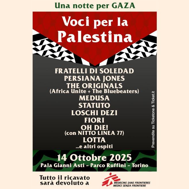 Una notte per Gaza | Voci per la Palestina