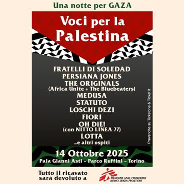 Una notte per Gaza | Voci per la Palestina