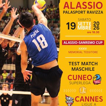 Cuneo - Cannes Test match maschile